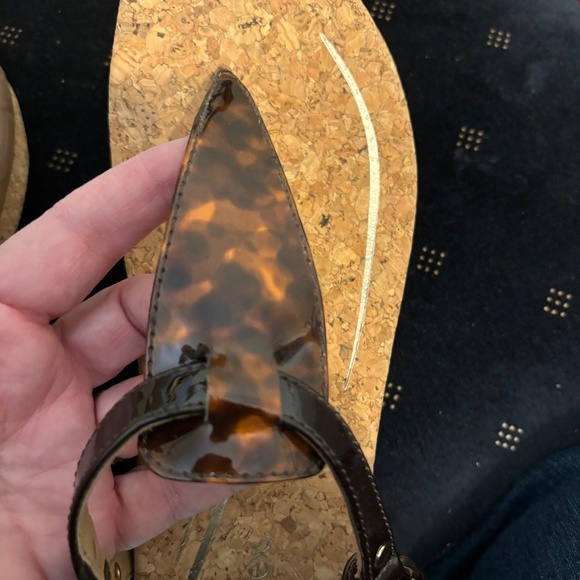 Aetrex slingback thong - NEW - tortoise - Picture 5 of 6